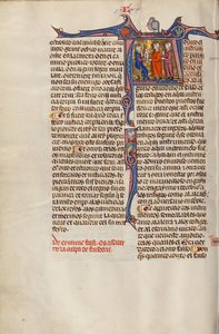 Initial A : Deux hommes devant un juge