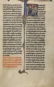 Initial H : Moïse parle aux Israélites - Unknown artist
