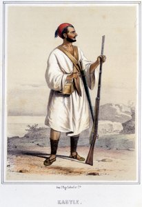 Homme kabyle à Alger durant la seconde moitié du 19e siècle - Unknown artist