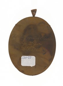 Lieutenant Charles Augustus Elderton (1789-1841), 9e infanterie indigène de Madras, 25 février 1811 (miniature sur ivoire)