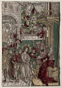 Vie du Christ : Christ devant Pilate - Unknown artist