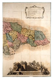 Carte de la Jamaïque - Unknown artist