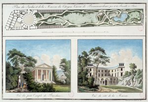 Carte du jardin et de la maison de l