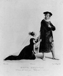 Maria Garcia dite la Malibran (1808-1836) chanteuse dans « Otello » de Giuseppe Verdi : « Padre se me abbandoni... »