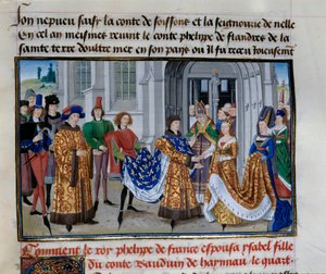 Mariage de Philippe Auguste et Isabelle de Hainaut
