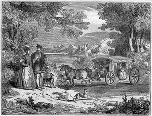 Costumes et carrosse milanais au XVIIe siècle