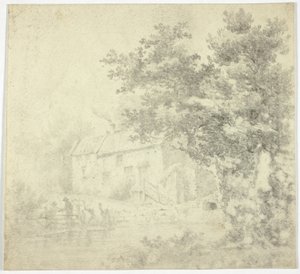 Moulin (recto) ; Arbre (verso)