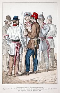 Montagnards (1848), un groupe de combattants, dont l