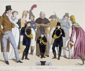 Musiciens de rue : jeunes artistes (cor) - Carnavalet