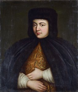 Portrait de la tsarine Natalia Narychkina - Unknown artist
