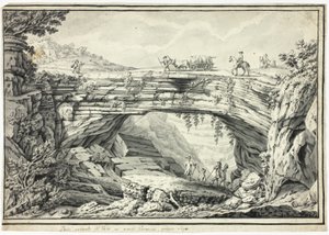 Pont naturel de Veia dans les collines de Vérone, près de Lugo - Unknown artist