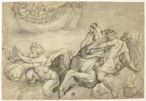 Neptune calme la tempête soulevée par Éole contre Énée ("Quos Ego") - Unknown artist