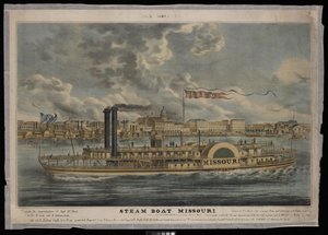 Nouvelle-Orléans. Bateau à vapeur Missouri - Unknown artist