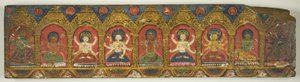 Une paire de couvertures de manuscrits à charmes magiques (Dharani)