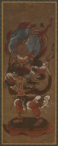Un des douze deva: Fu-ten (Vayu)