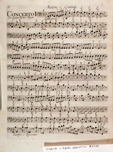 Page de partition musicale de L