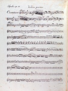 Page de partition musicale de l