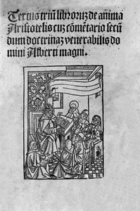 Page du troisième volume de "De Anima" (De l