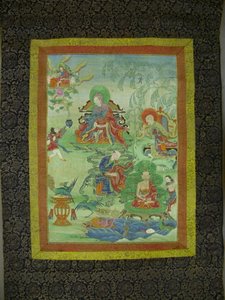 Bannière peinte (Thangka) d