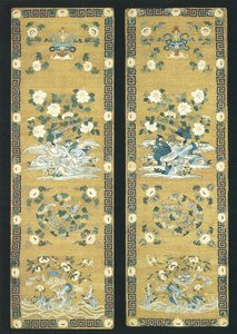 Paire de panneaux de chaise - Unknown artist