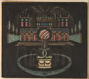 Palais et fontaine