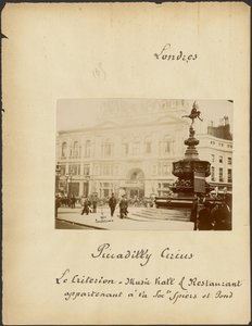[Piccadilly Circus et Criterion Theatre] - Unknown artist