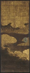Pins, eau et nuages - Unknown artist