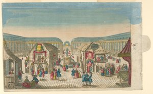 Place Vendôme Pendant la Foire de Saint-Ovide, Paris - Unknown artist