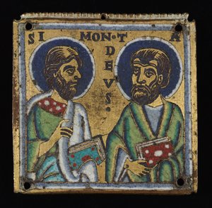 Plaque : Simon et Thaddée