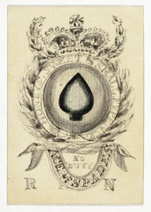 Carte à jouer : As de pique - Unknown artist