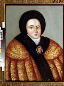 Portrait de la tsarine Eudoxia Feodorovna Lopukhina