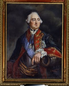 Portrait du mathematicien Leonard Euler. Peinture anonyme - Unknown artist