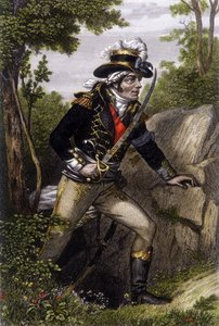 Portrait en pied du chef chouan François Athanase de Charette de la Contrie (1763-1796) - Unknown artist
