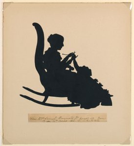Portrait en Silhouette - Unknown artist