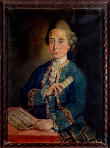 Portrait de Benedetto Antonio Maria Puccini, organiste et compositeur italien