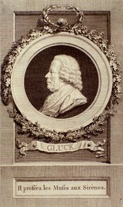 Portrait de Christoph Gluck (1714-1787) compositeur allemand - Unknown artist