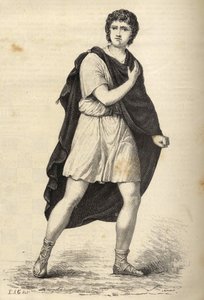 Portrait de François-Joseph Talma (1763-1826), acteur français. Gravure du XIXe siècle - Unknown artist