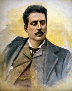 Portrait de Giacomo Puccini (1858-1924), compositeur italien