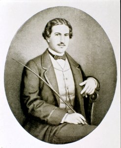 Portrait de Gigio Caroli, amant de Giuseppina Raimondi, deuxième épouse de Giuseppe Garibaldi - Unknown artist