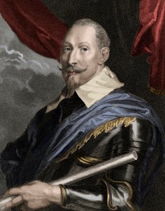 Portrait de Gustave Adolphe II (Gustave Adolphe) (1594-1632), roi de Suède - Gustavus Adolphus II 1594-1632, roi de Suède 1611-1632 - gravure - 19ème siècle - Unknown artist