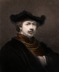 Portrait de Harmenszoon van Rijn Rembrandt (gravure) - Unknown artist