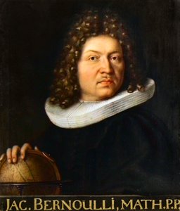 Portrait de Jacques Bernoulli (1667-1748) - mathématicien suisse - Unknown artist