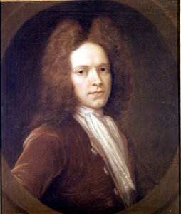 Portrait de John Christopher Pepusch (1667 - 1752) compositeur britannique - Unknown artist