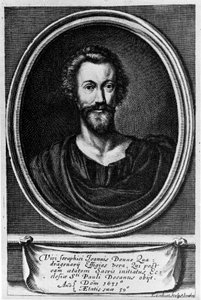 Portrait de John Donne (1572-1631) poète anglais.