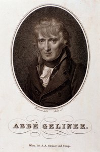 Portrait de Josef Gelinek (Joseph) (1758-1825), pianiste, compositeur et théologien autrichien (gravure) - Unknown artist