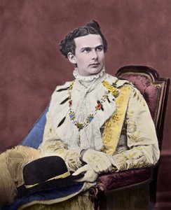 Portrait de Louis II de Bavière (Ludwig Otto Friedrich Wilhelm par Wittelsbach)