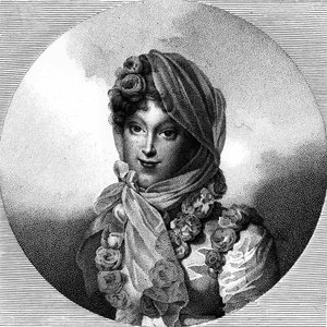 Portrait de Marie Louise de Habsbourg Lorraine Impératrice des Français
