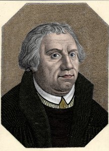 Portrait de Martin Luther (1483-1546) réformateur religieux allemand - Unknown artist