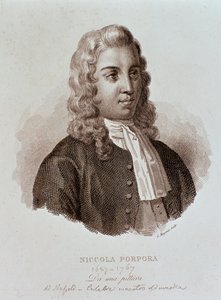 Portrait de Niccola Porpora (gravure) - Unknown artist
