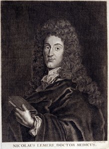 Portrait de Nicolas Lemery (1645 - 1715), apothicaire et chimiste français